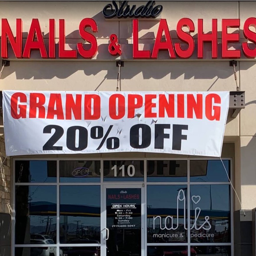 Sang Nhượng Tiệm Nail Lashes And Nails Tại El Paso, TX