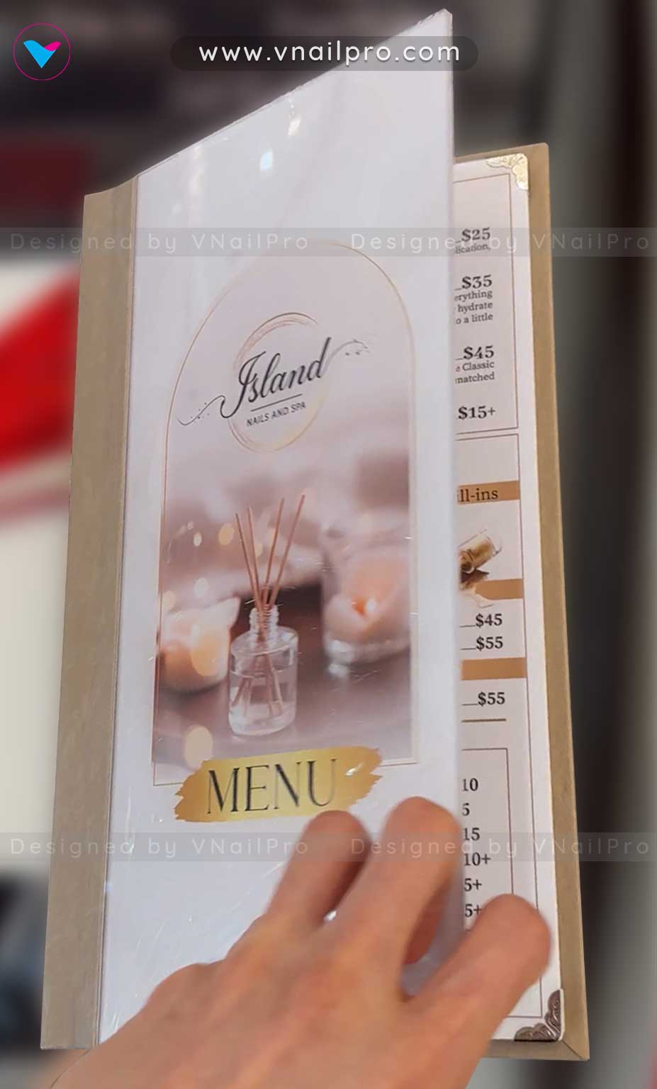 Mica Menu Book