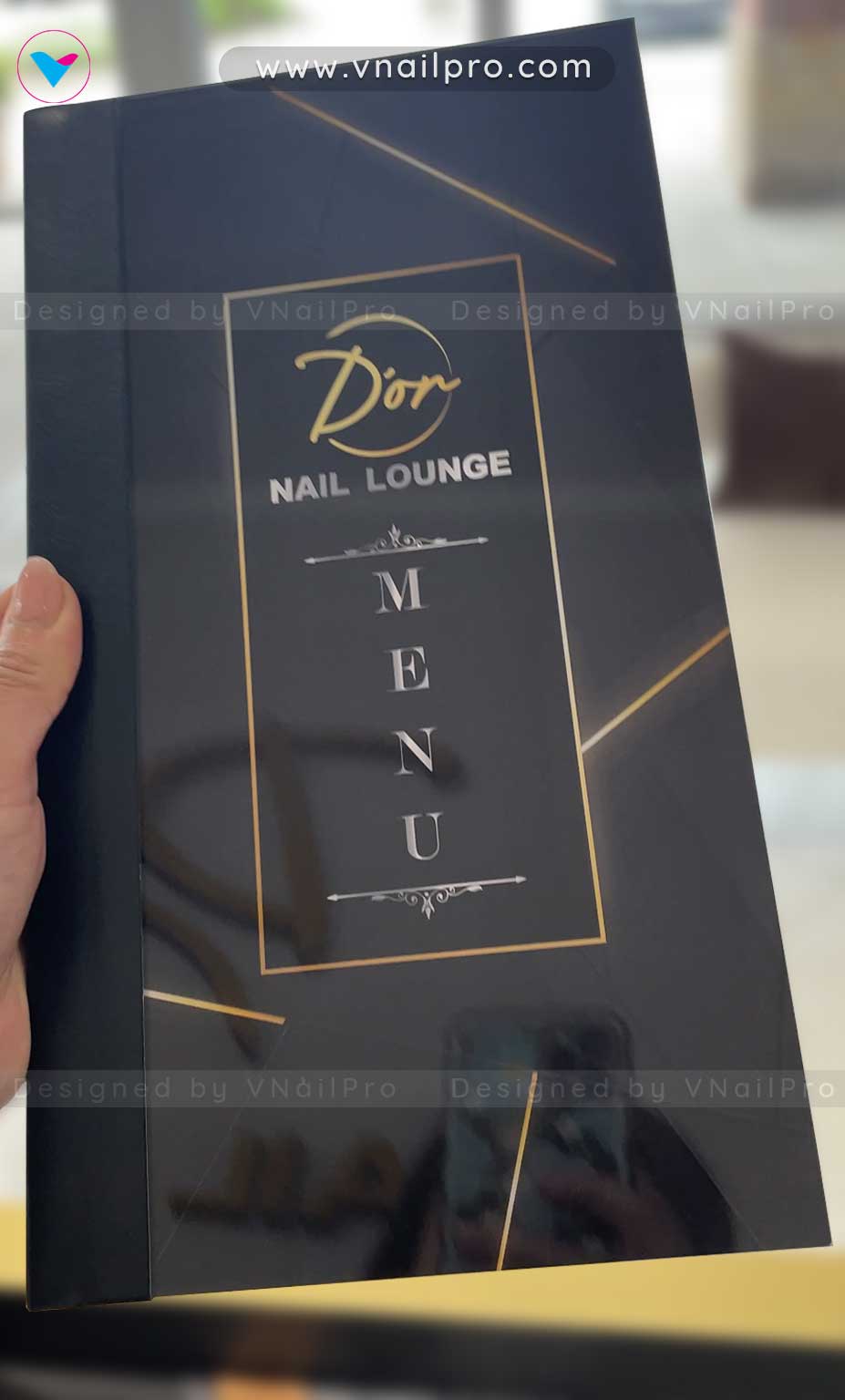 Mica Menu Book, 3D Business Card