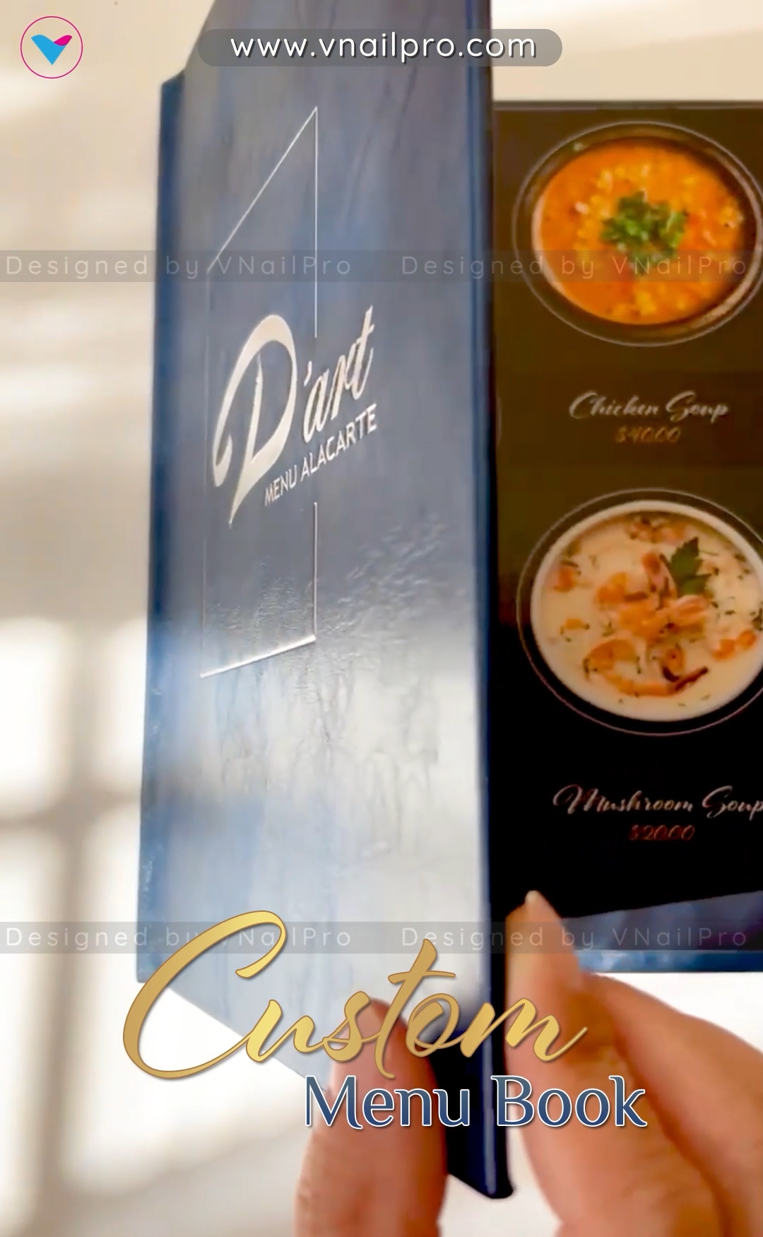 Restaurant Menu Book