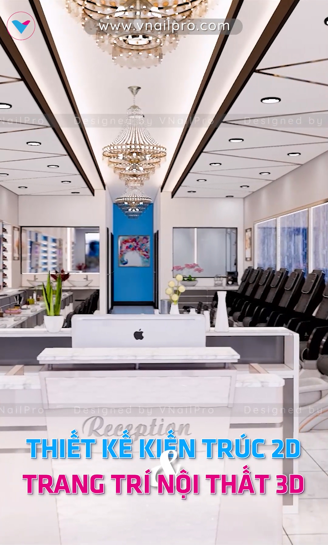 Build Tiệm Nail Đẹp