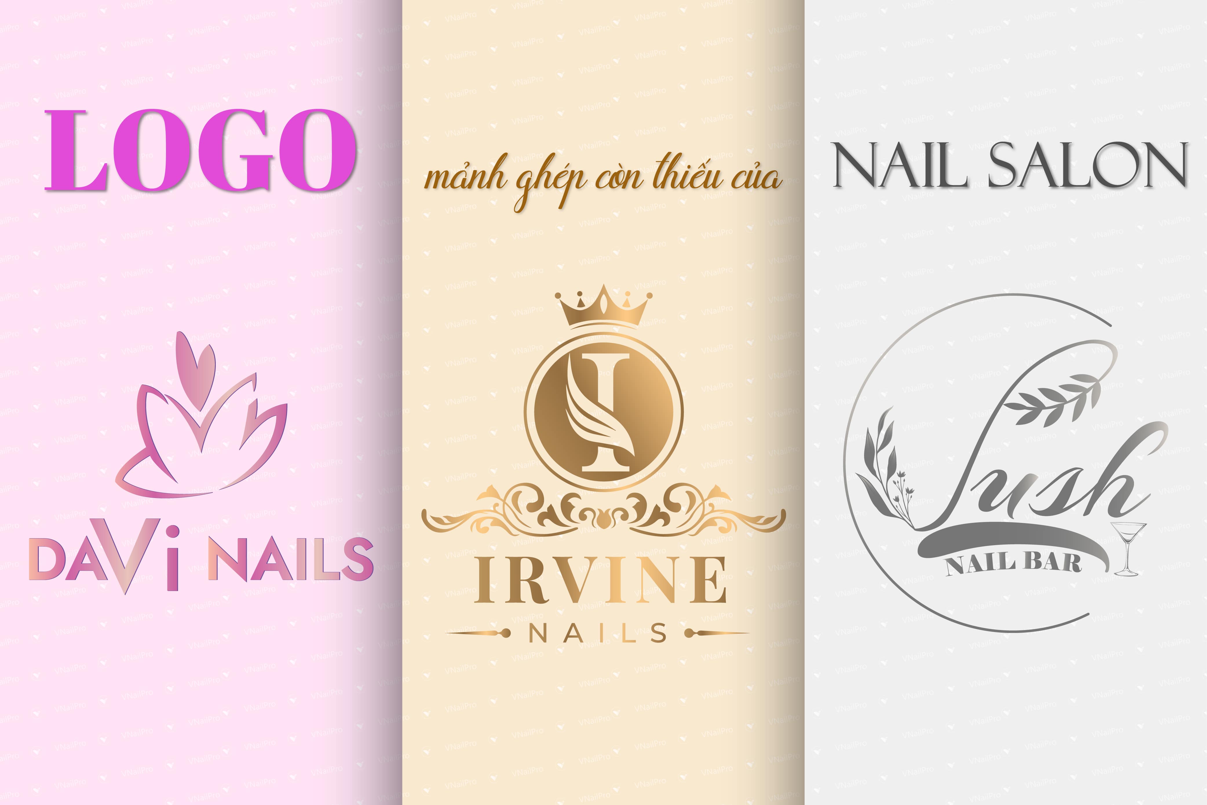 Logo, mảnh ghép còn thiếu của nail salon