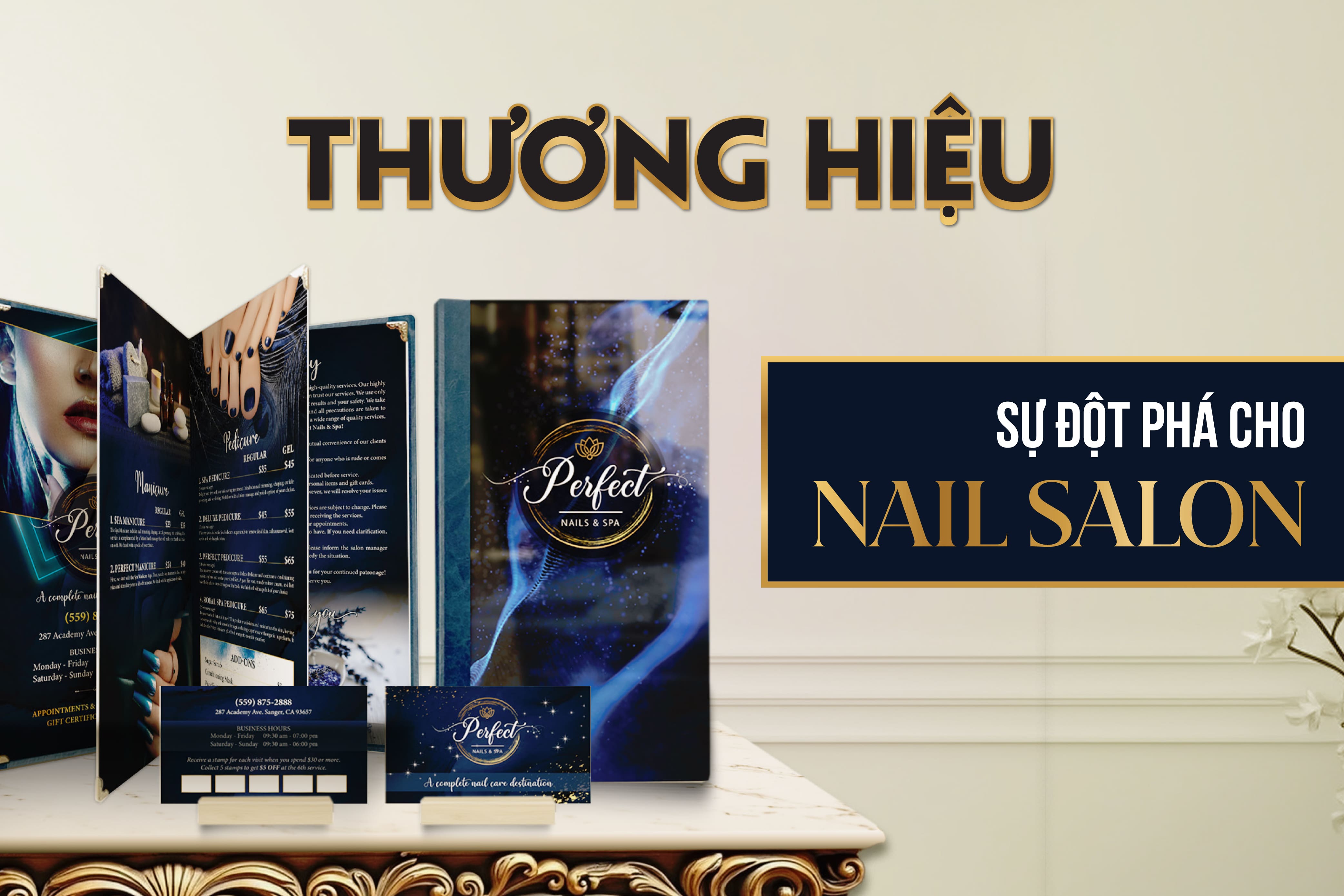 Thương hiệu sự đột phá cho nail salon